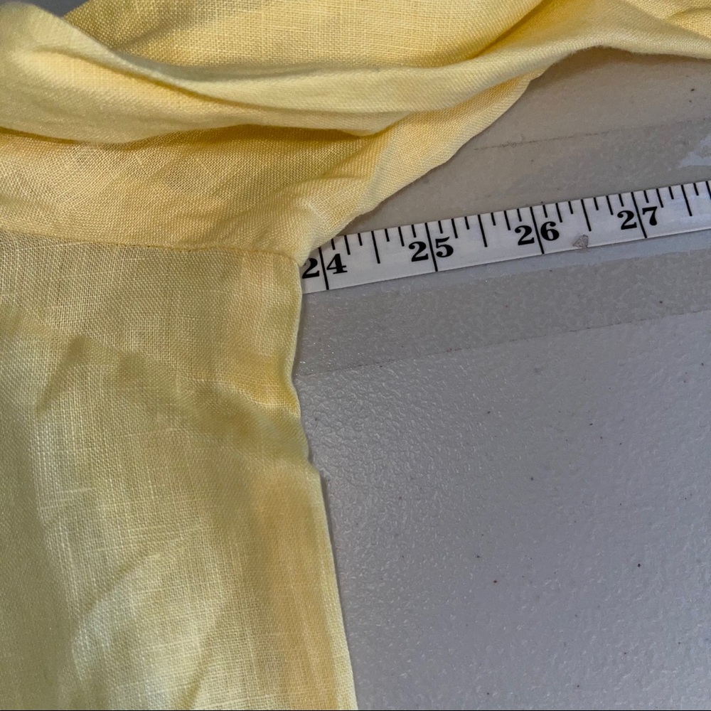 CHARTER CLUB LIGHT YELLOW 3/4 SLEEVE PULLOVER XL - Picture 4 of 7